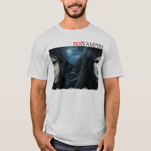 T-shirt Pas vampire : Alien (Devant)