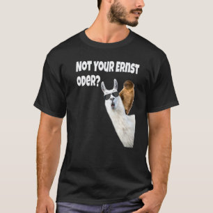 T-shirt Pas votre alpaca et paresseux sérieux ou Denglish