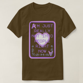 T-shirt Pas vraiment intolérant aux gens en ce moment As d