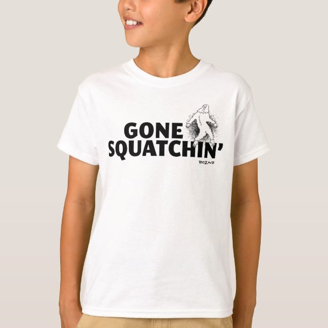 T-shirt Pas vraiment - le meilleur Bobo est parti squatchi (Devant)