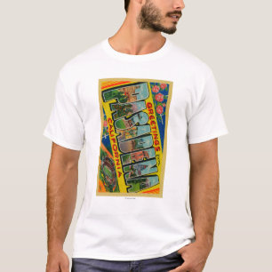 T-shirt Pasadena, la Californie - grandes scènes de lettr