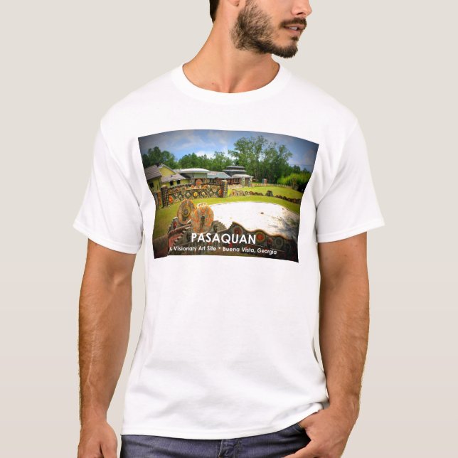 T-shirt PASAQUAN - Un site d'art de Visonary - Buena (Devant)