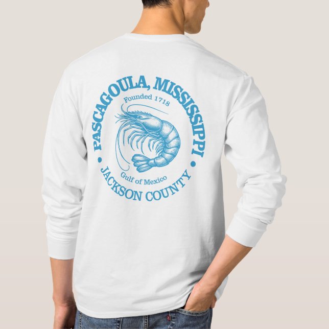 T-shirt Pascagoula (crevettes) (Dos)