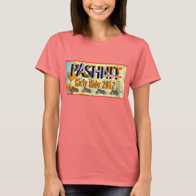 T-shirt Pashnit Girly Ride 2012 (Devant)