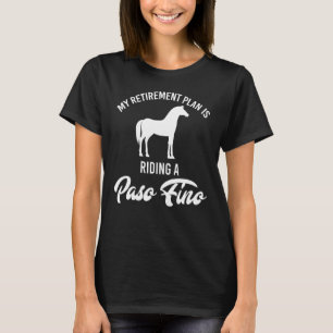 T-shirt Paso Fino Vêtements Awesome Pour Cheval Riders