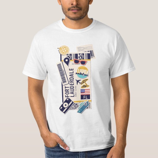 T-SHIRT PASS FORT LAUDERDALE FLORIDA USA (Devant)