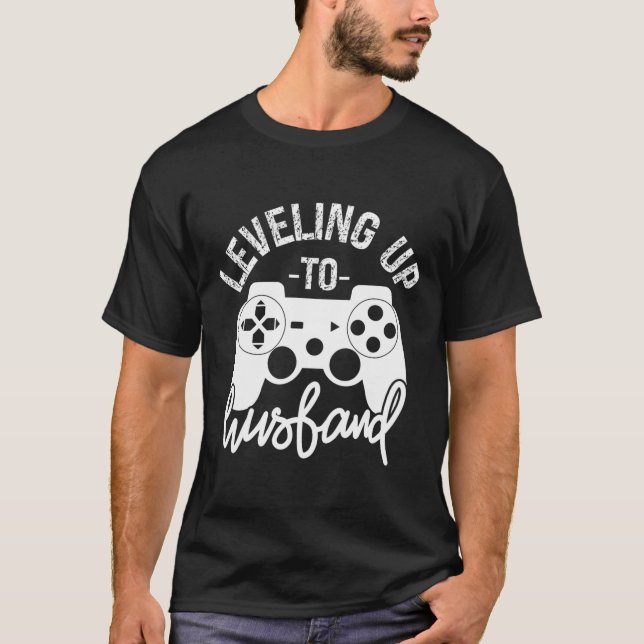 T-shirt Passage au niveau supérieur pour les fiançailles d (Devant)