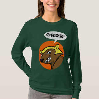 T-shirt Passage "GRRR de cerfs !" Pièce en t : Orange
