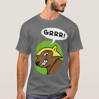 T-shirt Passage "GRRR de cerfs !" Pièce en t : Vert