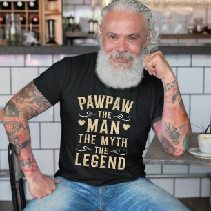 T-shirt PASSAGE   L'Homme Le Mythe La Légende Fête des Pèr