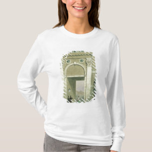 T-shirt Passage rue vers rivière, Essex, 1857