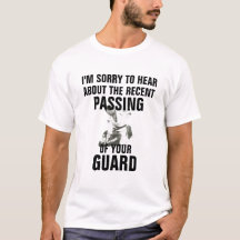 Passant à garde la chemise drôle de jitsu de BJJ