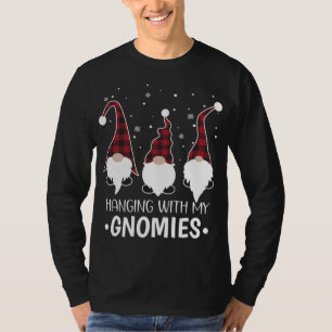 T-shirt Passe Avec Mes Gnomies Père Noël Gnome Christmas P