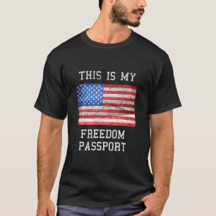 T-shirt Passeport Anti Vaccination C'Est Mon Passeport Lib