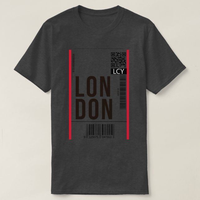 T-shirt Passeport de Londres (Design devant)