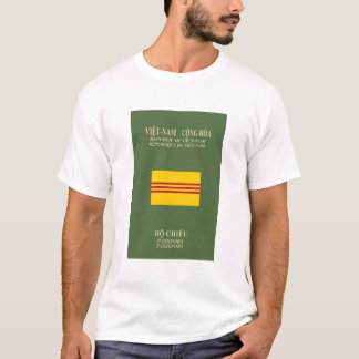 T-shirt Passeport vietnamien - drapeau du Vietnam du Sud