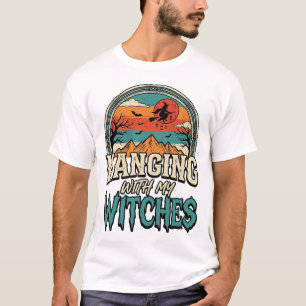 T-shirt Passer du temps avec mes sorcières design Hallowee