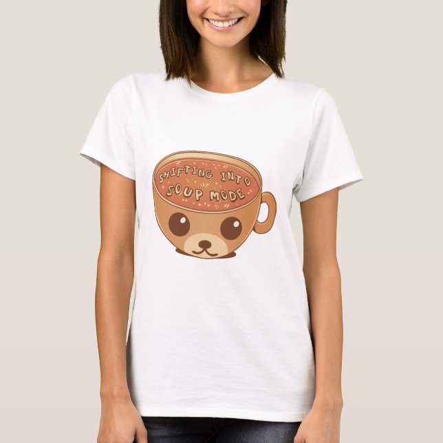 T-SHIRT PASSER EN MODE SOUPE (Devant)
