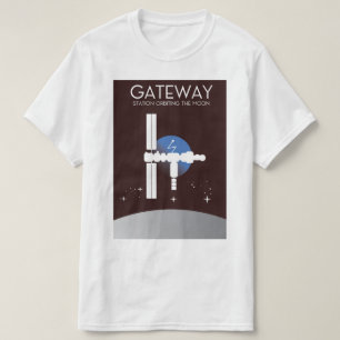 T-shirt Passerelle - Station en orbite autour de la lune