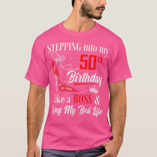 T-shirt Passez à mon 50e anniversaire comme un patron Drôl
