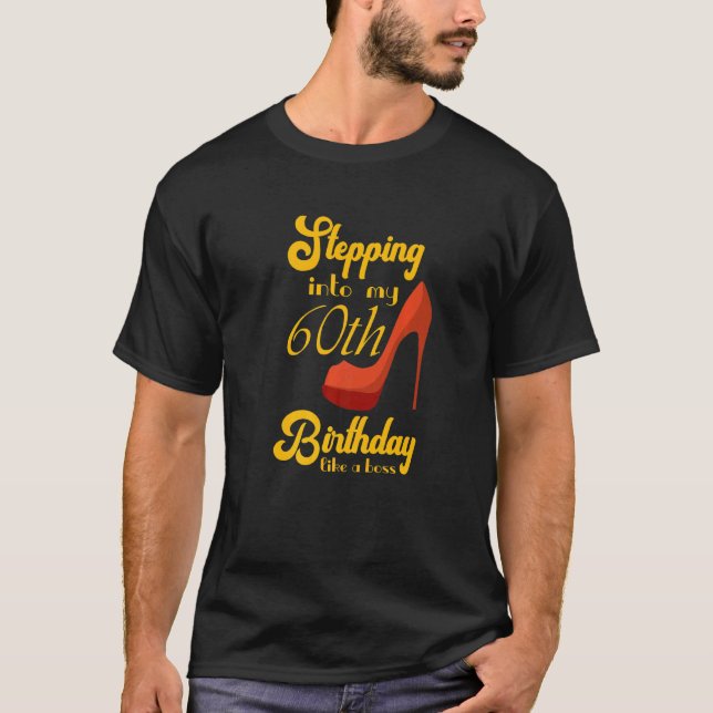 T-shirt Passez à mon 60e anniversaire comme un patron 60e  (Devant)