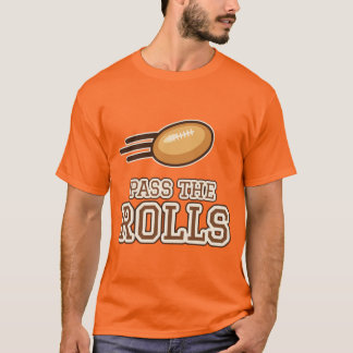 T-shirt Passez les Roulés Drôle de Football de Thanksgivin