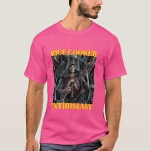 T-shirt Passionné de cuiseur de riz Drôle Cringe Dur Squel