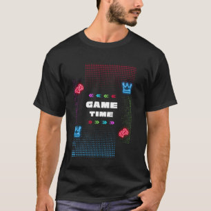 T-shirt Passionné de temps de jeu, Cadeau de joueur, Amuse