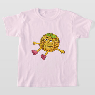 T-Shirt Pasta Polo Allongé Fatigué et Épuisé