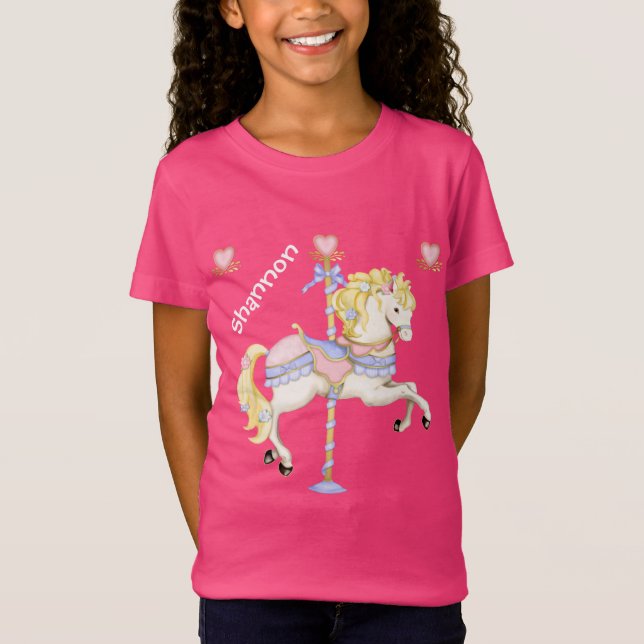 T-Shirt Pastel Carousel Pony (Devant)