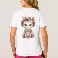 Pastel Cottagecore Chat en boules et Casquette pai