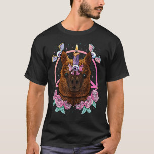 T-shirt Pastel Goth Alpaca Pagan Déplaisant Menhera Alpaca