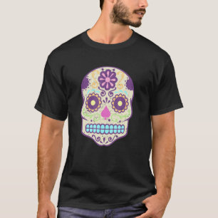 T-shirt Pastel Goth Fête Mexicaine Du Sucre De La Calavera