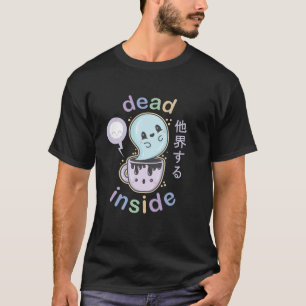 T-shirt Pastel Goth Mort à l'Intérieur Café Fantôme Créati