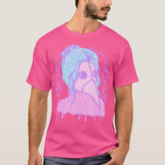 T-shirt Pastel Goth Plague Doctor Mask Gothique Oddity Cut