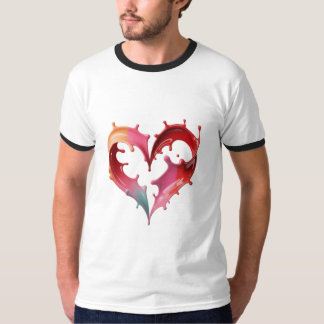 T-shirt Pastel Heart Graphic Tee
