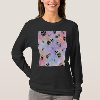 T-shirt Pastel Tie Dye Skeleton Motif
