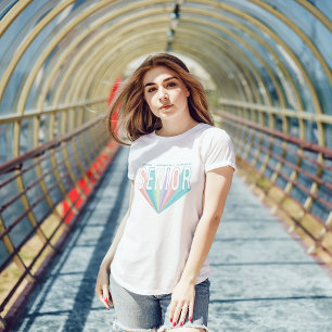 T-shirt Pastels Croquis crayon Lettres radiatives senior
