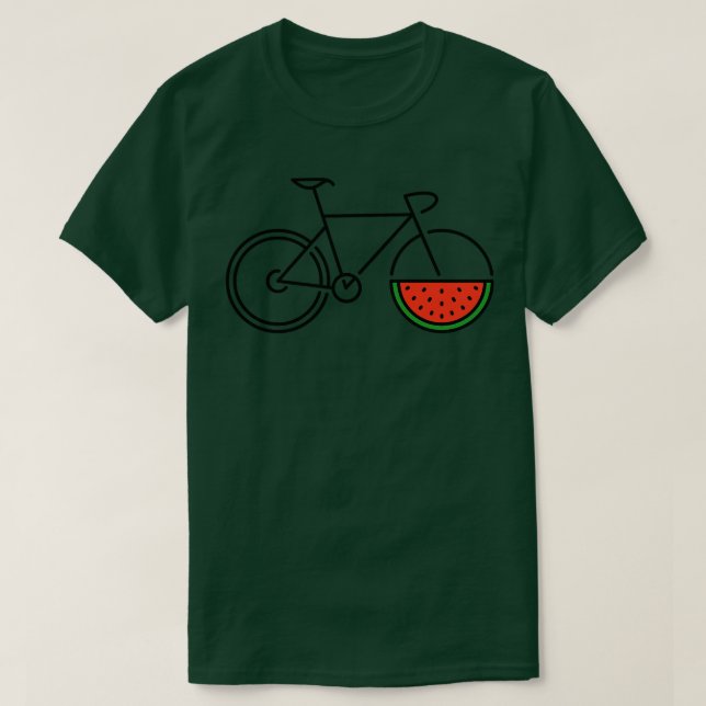 T-shirt Pastèque à vélo (Design devant)