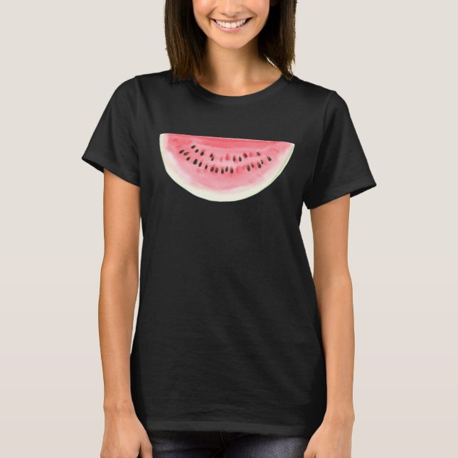 T-shirt pastèque aquarelle (Devant)