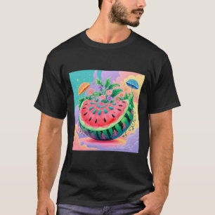 T-shirt pastèque colorée