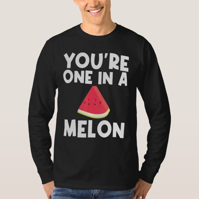 T-shirt Pastèque cool Pour Hommes Femmes Mélon Rouge Beve  (Devant)