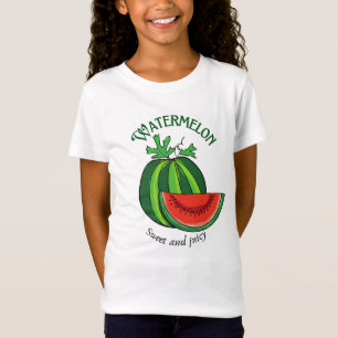T-Shirt Pastèque Douces Vibrations d'Été