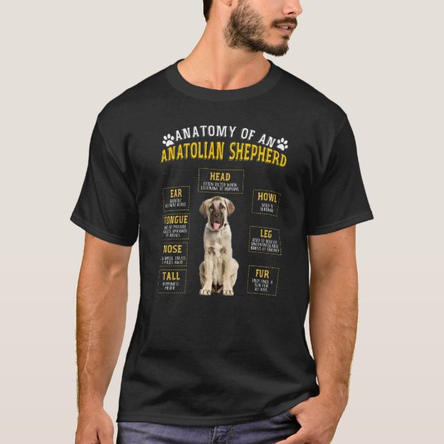 T-shirt Pasteur Anatomique Anatolien Pour Femmes Hommes (Devant)