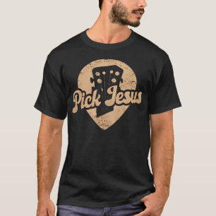 T-shirt Pasteur de la musique Jésus Médaille en forme de g