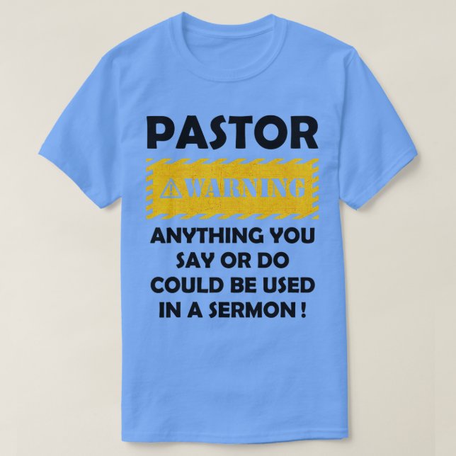 T-shirt Pasteur drôle Christian Jésus Croyant Appréciation (Design devant)