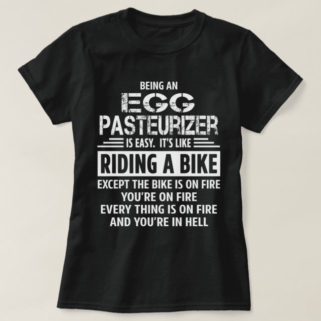 T-shirt Pasteurizer d'oeufs (Design devant)