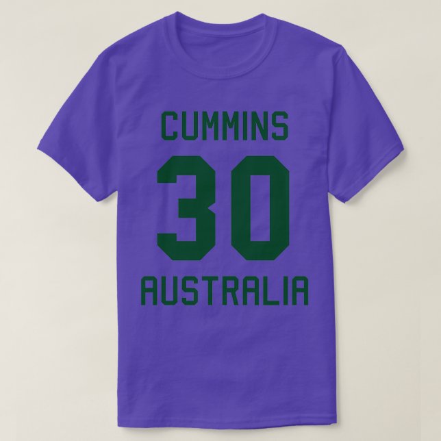 T-shirt Pat Cummins 30 Australian Cricket Jersey 1 (Design devant)