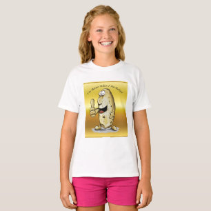 T-shirt patate de personnage de dessin animé aux grands y