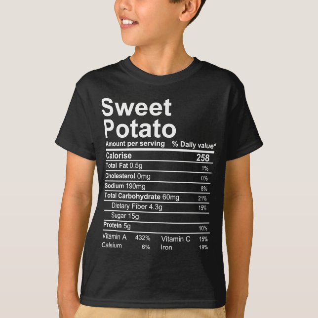 T-shirt patate douce (Devant)